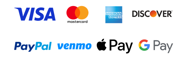 Credit, Debit and Digital Wallet payment options accepted by Wake County Tax Administration.